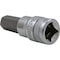 Dynamic Tools 3/8" Drive Metric Hex Head, 10mm Bit Std Length, Chrome Socket D006010 - alternate 2